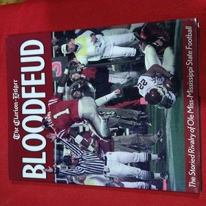 Rare Signed Bloodfeud, Ole Miss- Miss St. Football HB Book 2008